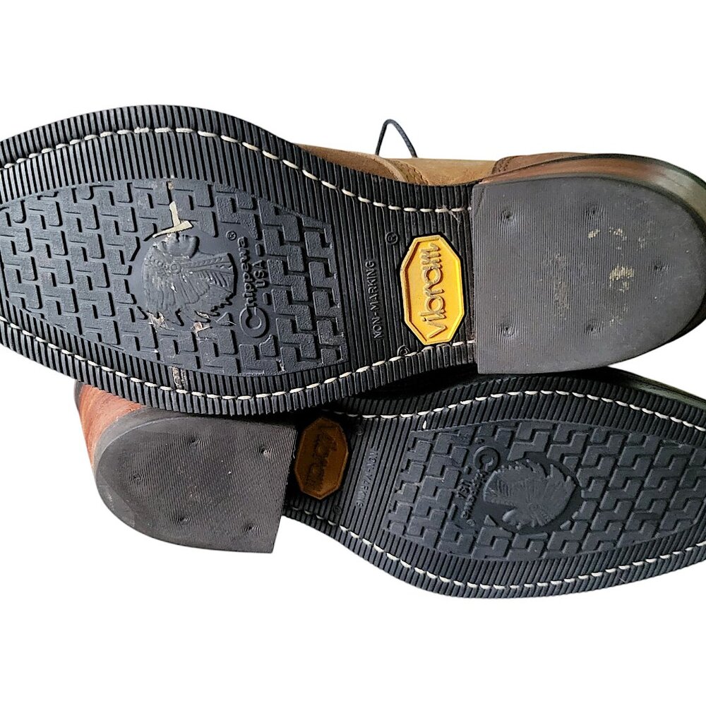 Leather Chippewa Lace Up Boots - Picture 4 of 8
